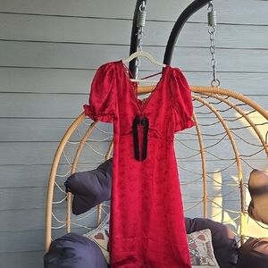 Audrey Parks By Francescas Large Red Dress Nwt